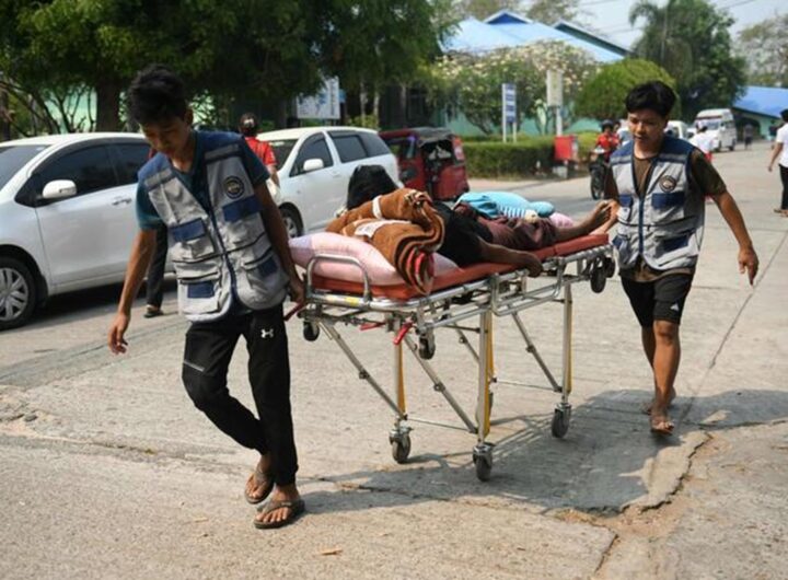 Il terremoto in Myanmar