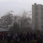 demolizione torri glasgow