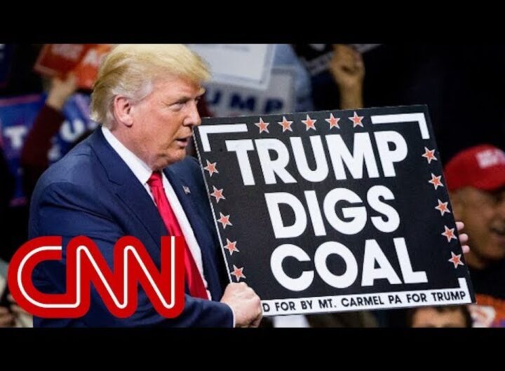 trump digs coal