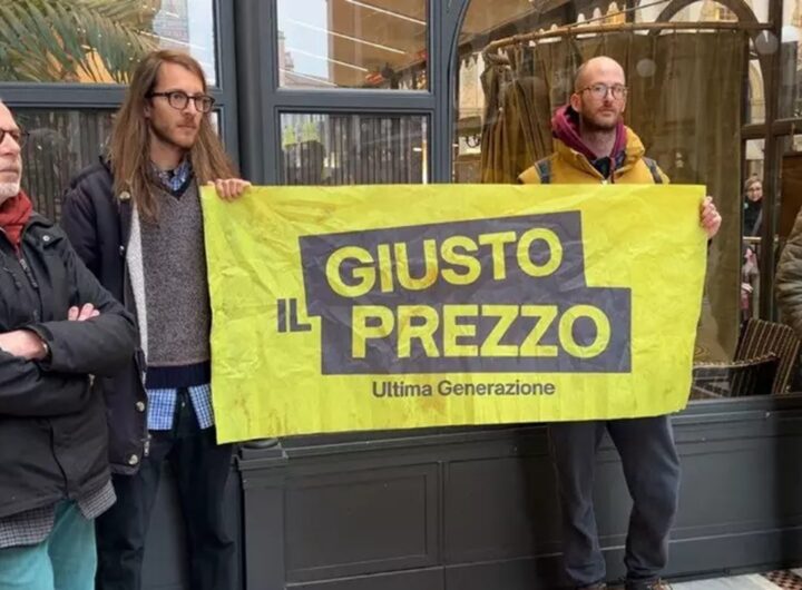 Ultima Generazione e il blitz nel ristorante di Carlo Cracco