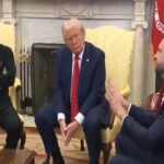 Un momento della lite nello studio ovale