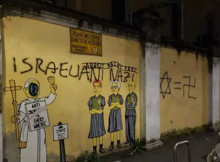 Murale sfregiato a Milano
