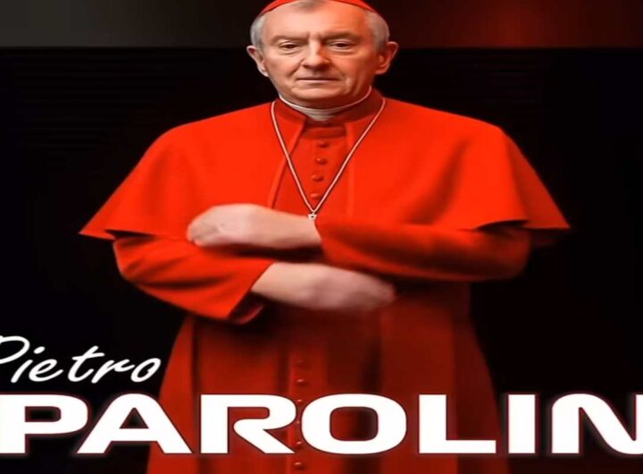 Il cardinale Pietro Parolin generato con l'IA