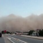 Tempesta di sabbia in Iraq