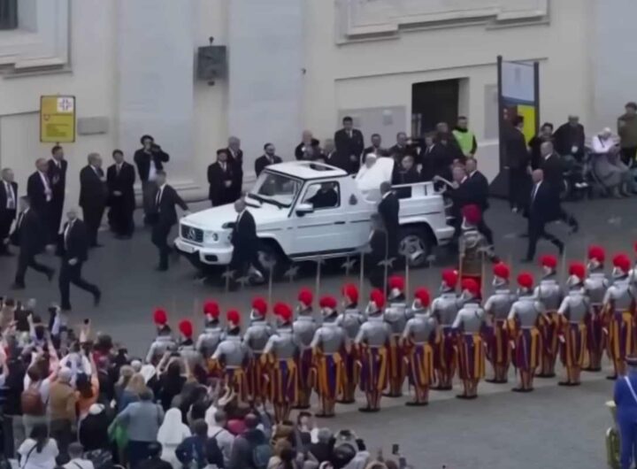 L'ultima apparizione di Papa Francesco