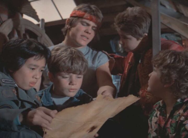 Una scena del film I Goonies