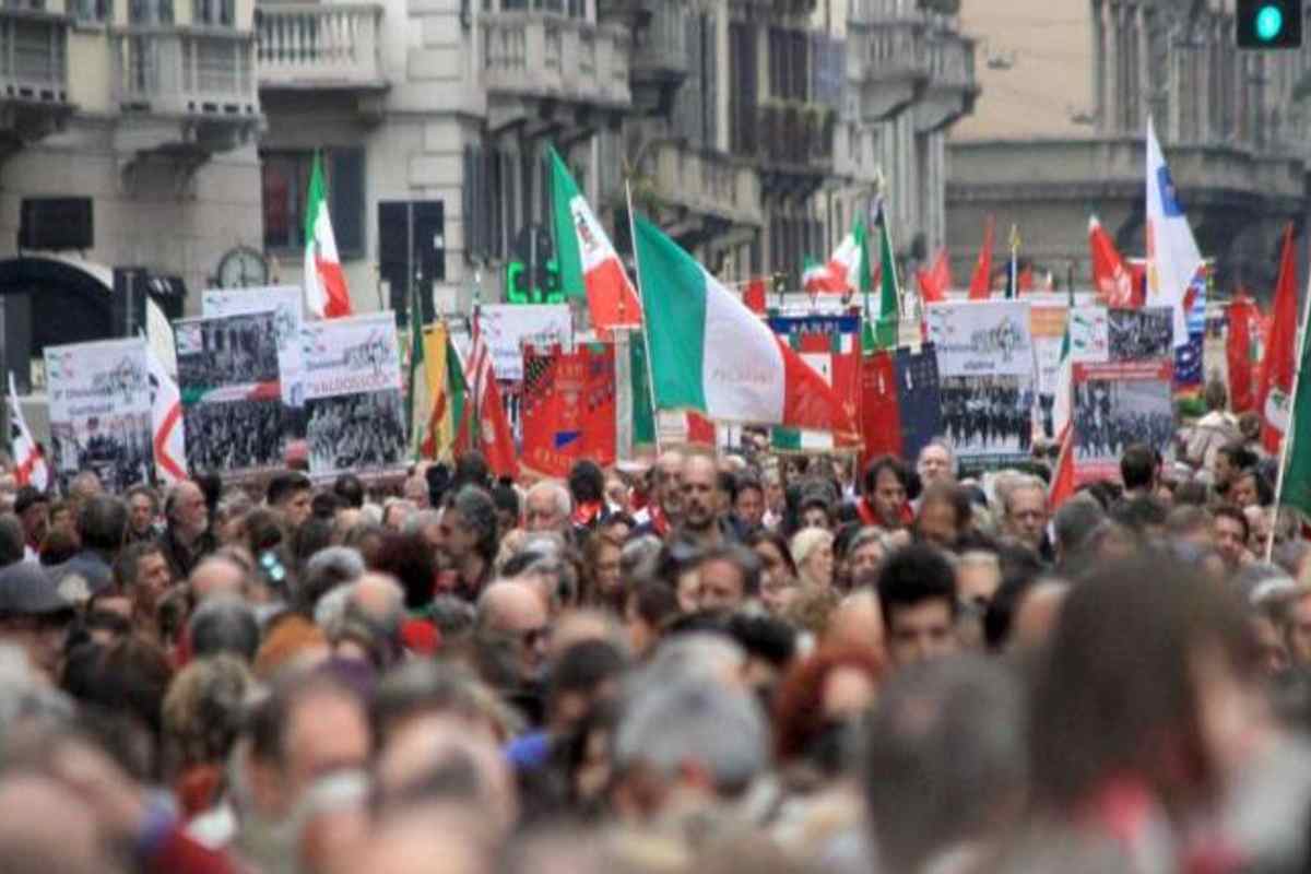Manifestazione per il 25 aprile