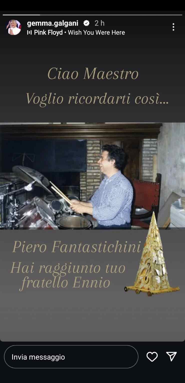 Gemma Galagani amico scomparso