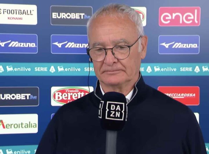 Ranieri a Dazn dopo il derby