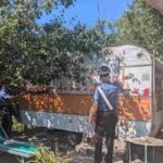 Carabinieri siggillano la roulotte di Ilia Batrakov a Ischia