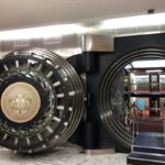 un caveau di una banca
