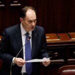 Il ministro per i Rapporti con il Parlamento Luca Ciriani