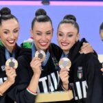 ginnastica ritmica farfalle azzurre