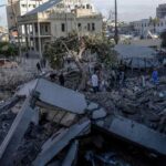 L'ospedale di Gaza bombardato