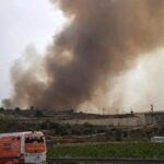 Gl incendi intorno a Gerusalemme