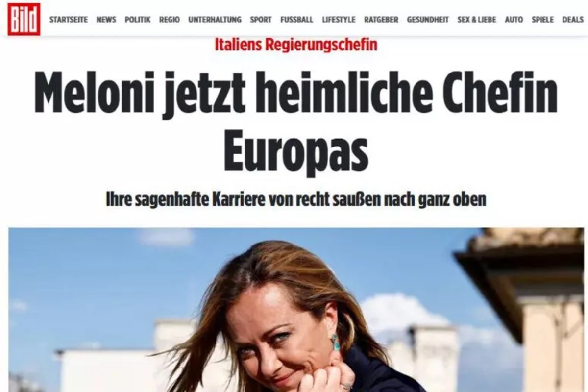 Il quotidiano tedesco Bild promuove Giorgia Meloni: “Il capo segreto dell’Europa”