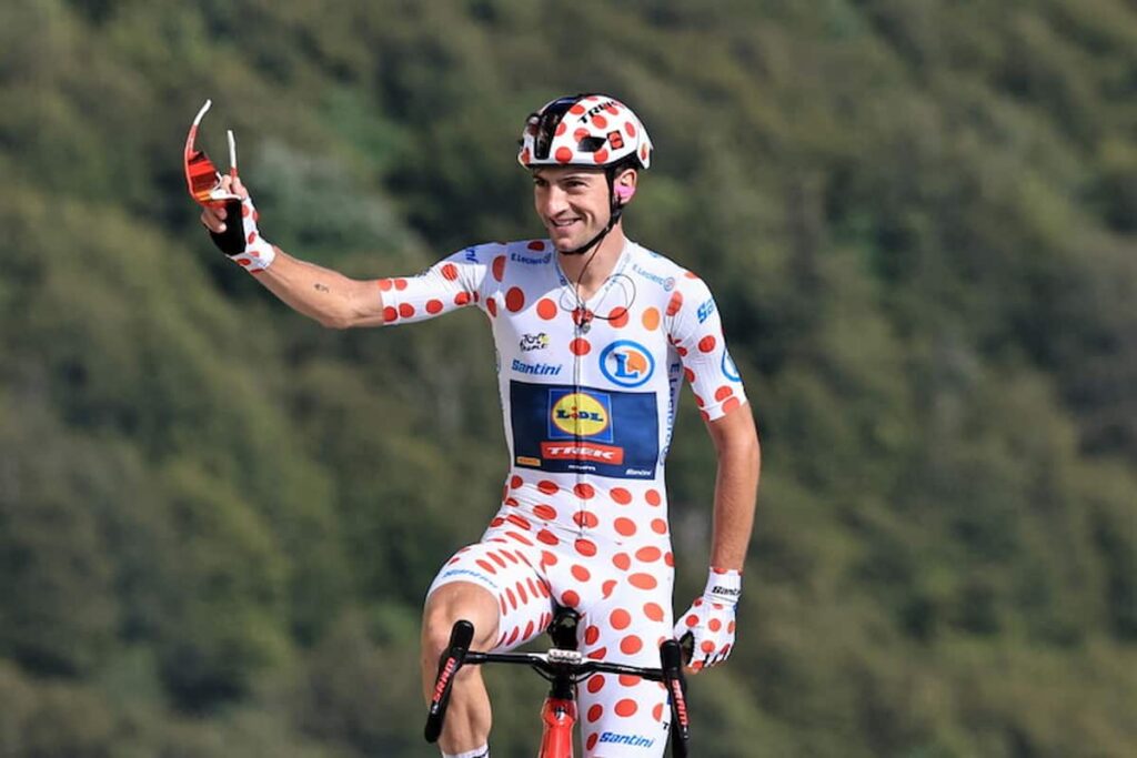 , Ciccone nella foto Al danese Vingegaard la nona tappa della Vuelta, il norvegese Traen in maglia Rossa, primo degli italiani Ciccone (nella foto)