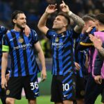 inter festeggia dopo bayern