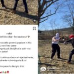 un post del gruppo di estrema destra junge aktion