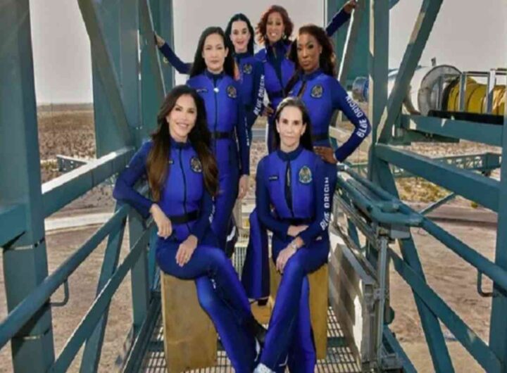 L'equipaggio della Blue Origini