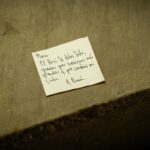 messaggio su un biglietto per Mario Vargas Llosa