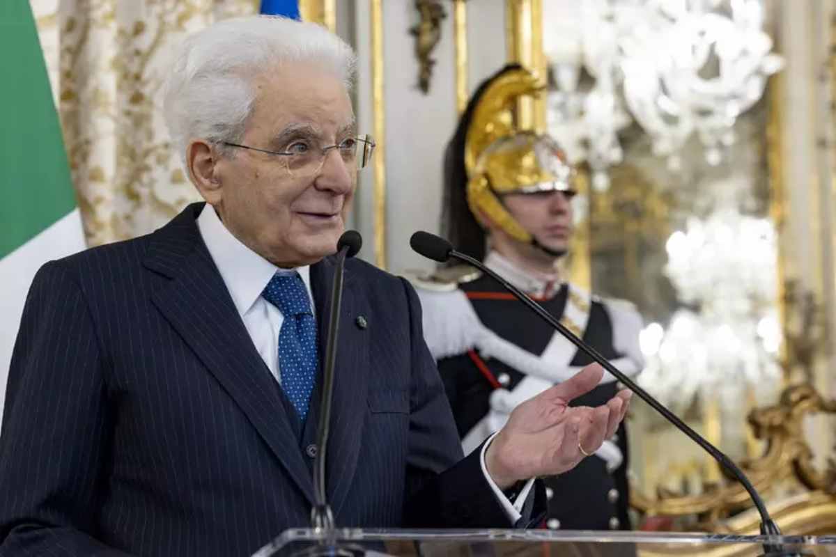 Il Capo dello Stato Sergio Mattarella