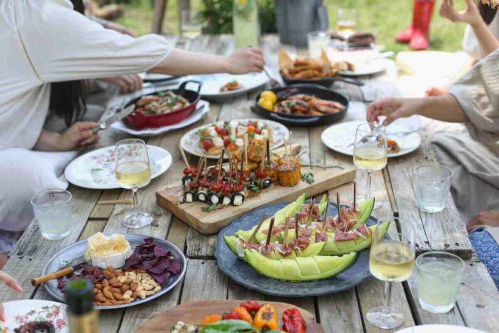 un pic nic in un parco