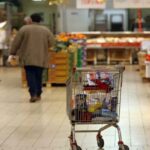 Il carrello della spesa al supermercato