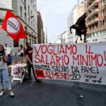Manifestazione pro-salario minimo