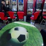 Una sala di scommesse sportive