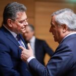 antonio tajani e il commissario ue sefcovic