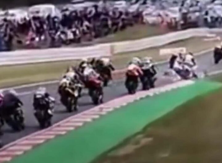 Il tragico incidenti in pista