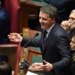 Matteo Renzi in Senato