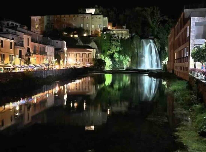 Isola del Liri di notte