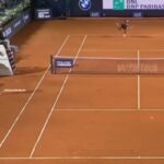 Coco Gauff serve senza avversaria