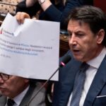 conte mostra tweet meloni gaza