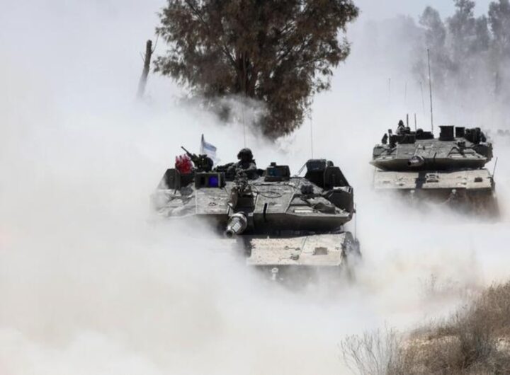carri armati idf a gaza