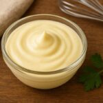 una porzione di maionese