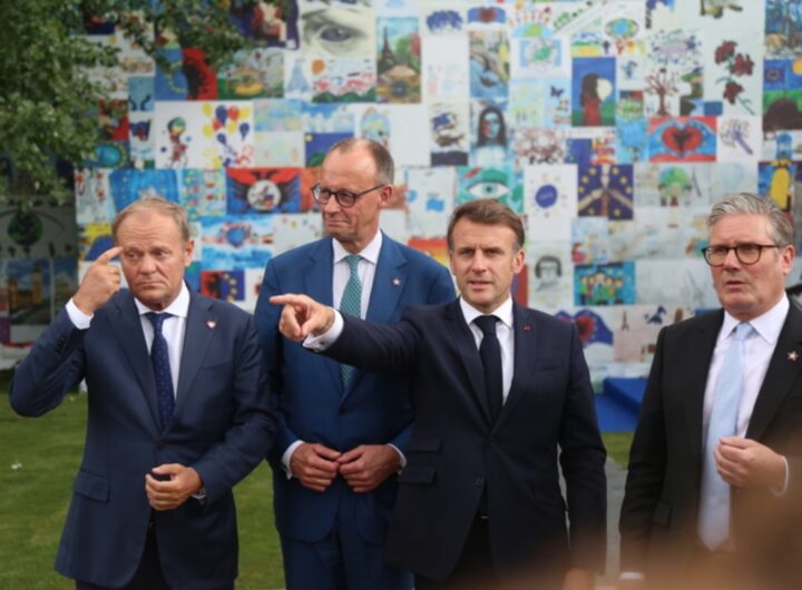 tusk merz macron starmer