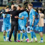 conte e i giocatori del napoli