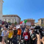 Manifestazione contro il Remigration Summit a Gallarate