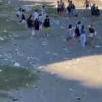 rifiuti lido delle monache