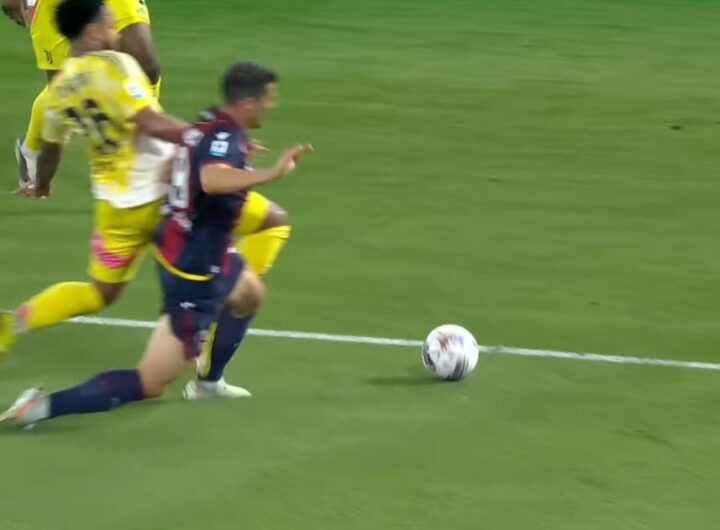 rigore chiesto dal bologna contro la juve