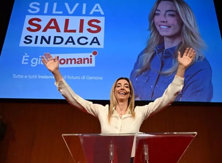 Elly Schlein esulta ma il nemico del campo largo lo conosciamo tutti , nella foto silvia salis vincitrice a Genova