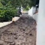 stromboli fango sulle strade