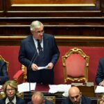 Il tressette a perdere di Tajani resuscita il campo largo, mentre vanno in onda Saviano e Gratteri, nella foto tajani alla camera