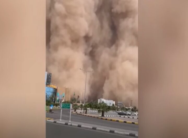 Tempesta sabbia Arabia saudita