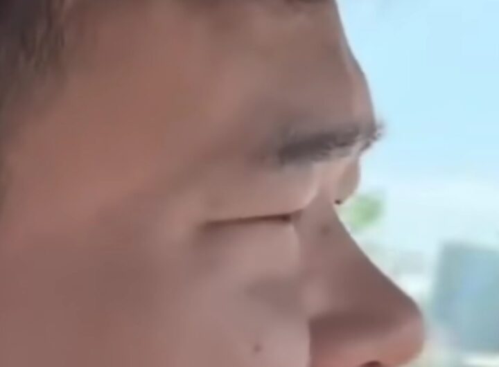 Primissimo piano uomo alla guida