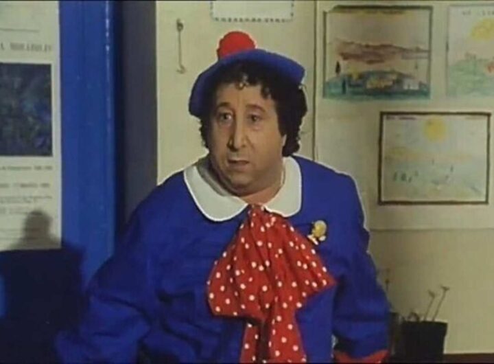 L'Attore Alvaro Vitali nei panni di Pierino