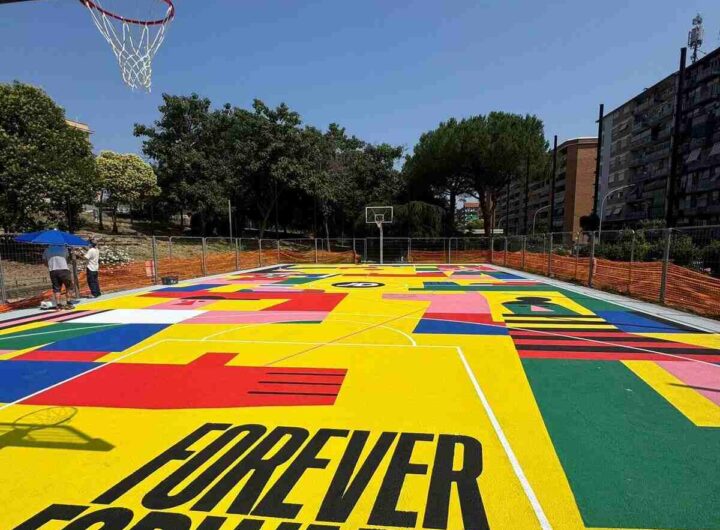 Inaugurato a Garbatella il nuovo campo di Basketball
